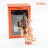 7" SirEEL Iridized 2x Recycler Fab-Egg Shower Rig with Banger | Assorted Colors | Retail Packaging