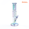 SirEEL - 11.5" Iridized Totally Tubular Bong with Bowl, Assorted Colors May Vary