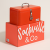 SACKVILLE - Stash Lock Box, Red (Generated with AI which can make mistakes)