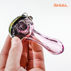 SirEEL - 4.5" Implosion Flower Spoon Pipe, Assorted Colors May Vary