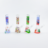 LuvBuds - 10" Baked On Holiday Beaker Bong with Flower Bowl, Assorted Colors May Vary