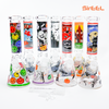SirEEL - 10" Halloween Beaker Bong with Assorted Tube Designs and Flower Bowl, Assorted Colors May Vary