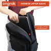 ONGROK - Smell Proof Carbon Lined Backpack, 11.5 x 16.5", Black