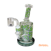 SirEEL - 6.5" 420 Graffiti Hanger Bong with Bowl, Assorted Colors May Vary