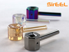 SirEEL - 4.5” Shapes Test Series Iridized Hand Pipe, Octagon “The Spark”