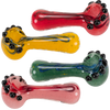 SirEEL - 4" Frit & Multi Marbles Glass Hand Pipe, Assorted Colors May Vary