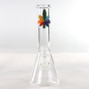 SirEEL - 10" Hemp Style Beaker Bong and Flower Bowl, Assorted Colors May Vary