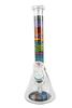 SirEEL - 9.5" Wig Wag Beaker Bong with Bowl, Assorted Colors May Vary