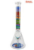 SirEEL - 9.5" Wig Wag Beaker Bong with Bowl, Assorted Colors May Vary