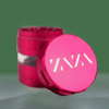ZAZA - 2.5"(63mm) 4-Piece Window Grinder, Pink (Generated with AI which can make mistakes)