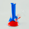 SirEEL - 5" Silicone Beaker Bong w/ GOG Bowl, Assorted Colors May Vary