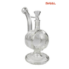 SirEEL - 7.5" Halo Flow Bong with Bowl, Whiteout Smoke Ring Effect