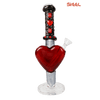 SirEEL – 10" StakeHeart Bong with Bowl, Assorted Colors May Vary