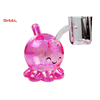 SirEEL - 4" OctoBuddy Dab Rig with Banger, Assorted Colors May Vary