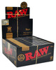 RAW - 50pk Classic Black Papers, King Size Slim, Retail Display