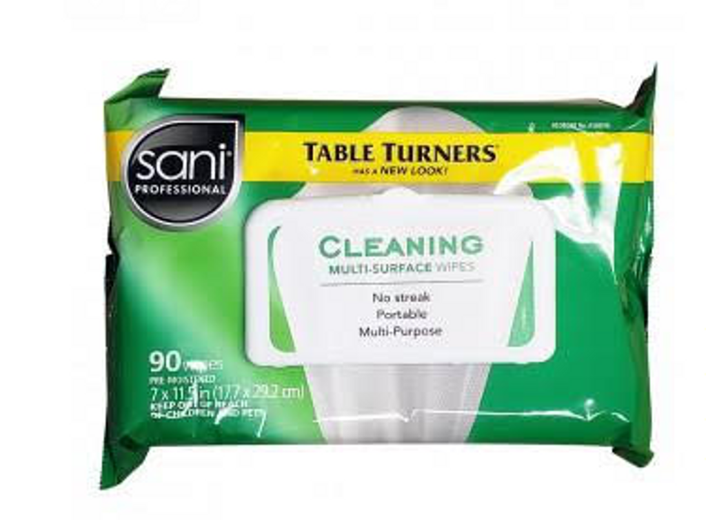 Sani Professional Multi Surface Wipes - 7 inch by 11 1/2 inch 90 Wipes