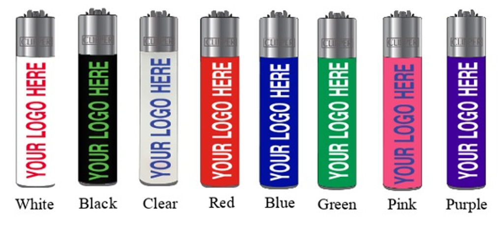 Custom Clipper Lighter | 480 pcs per Unit | 10 racks of 48 lighters