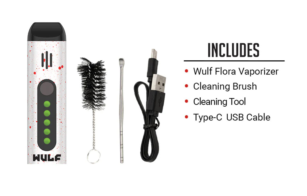 Wulf Flora Dry Herb Vape by Yocan Assorted Colors