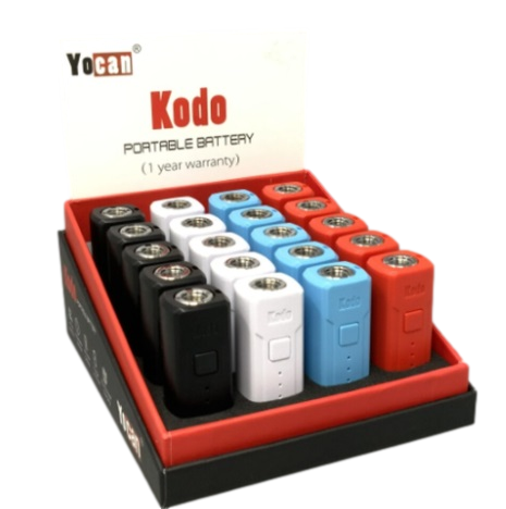 WULF MODS KODO CARTRIDGE VAPORIZER 9 PACK POP DISPLAY ASSORTED COLORS