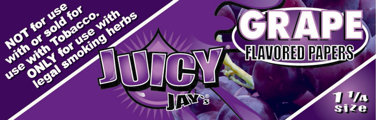 JUICY JAY'S 1 1/4 inch Grape 24 Booklets