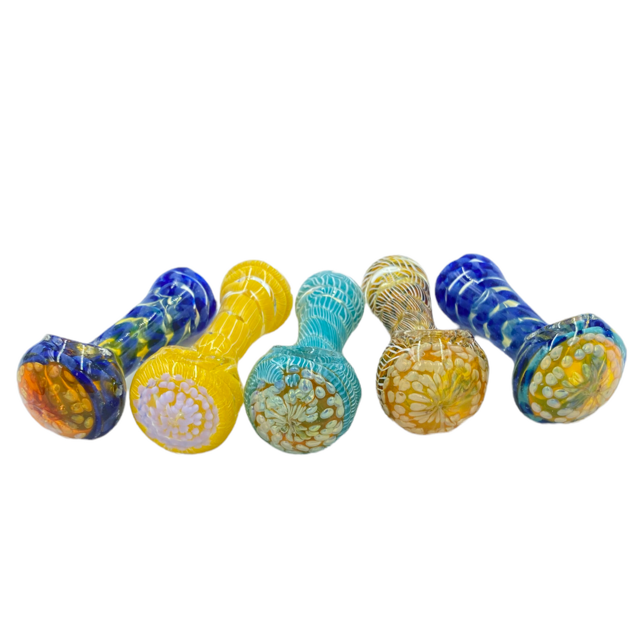 3.5" Flower Head Pipe | Assorted Colors