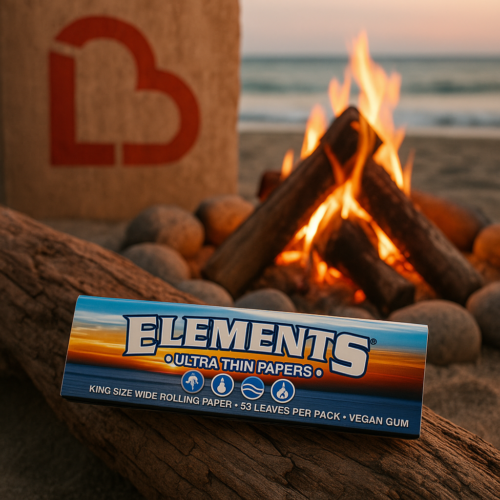 Elements - 50pk King Size Rice Papers, Retail Display (Generated with AI which can make mistakes)