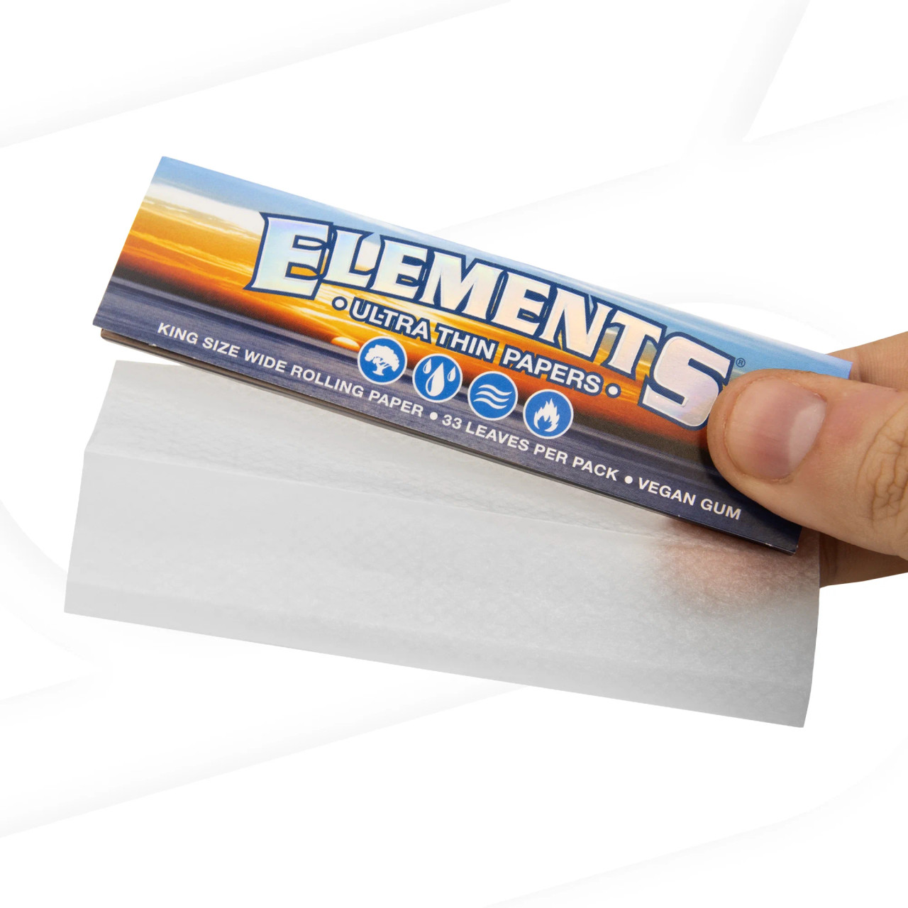 Elements - 50pk King Size Rice Papers, Retail Display