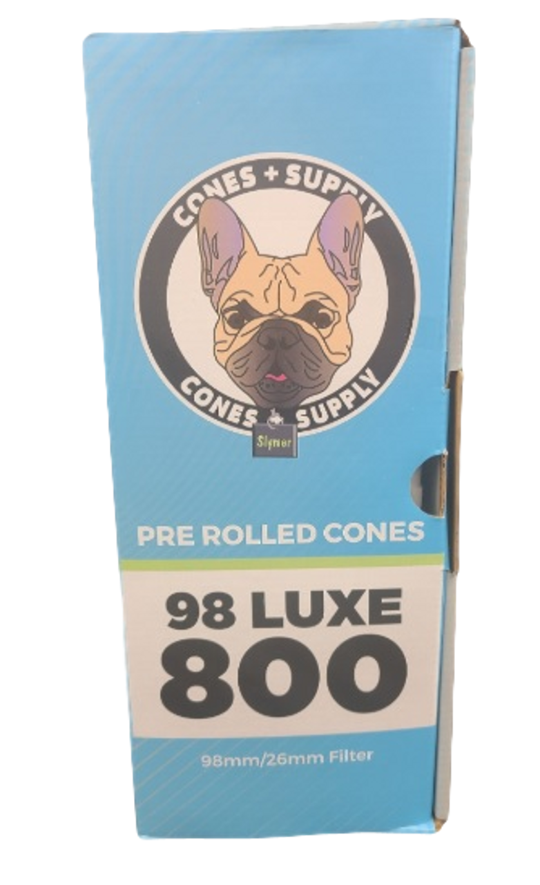 Cone Supply Bulk Pre Rolled Cones 98 millimeter White 800 per box