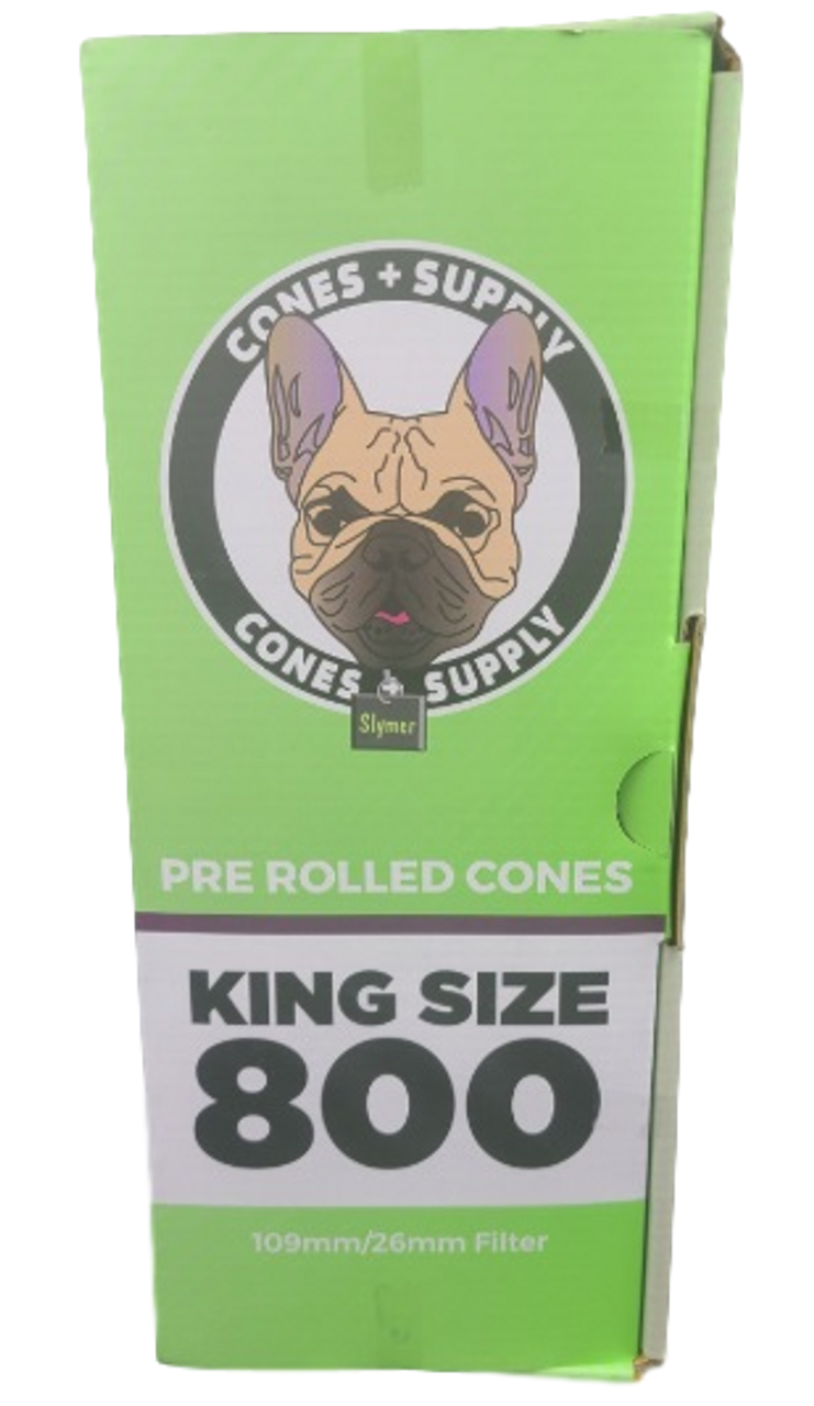 Cone Supply Bulk Pre-Rolled Cones 109 millimeter Hemp 800 per box