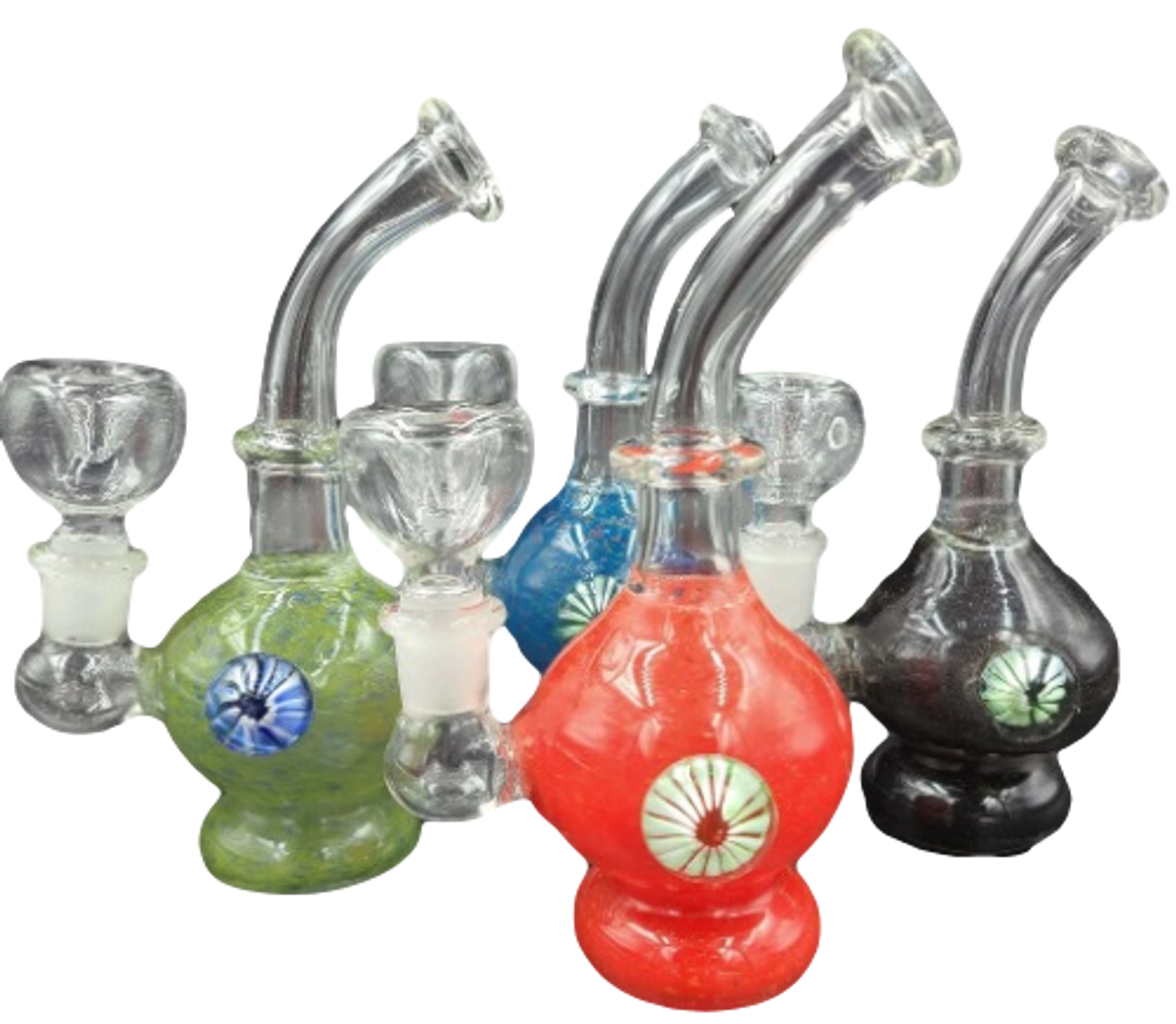 LuvBuds - 6" Ball Rig/Bong with Flower Bowl, Assorted Colors May Vary LuvBuds - 6" Ball Rig/Bong with Flower Bowl, Assorted Colors May Vary