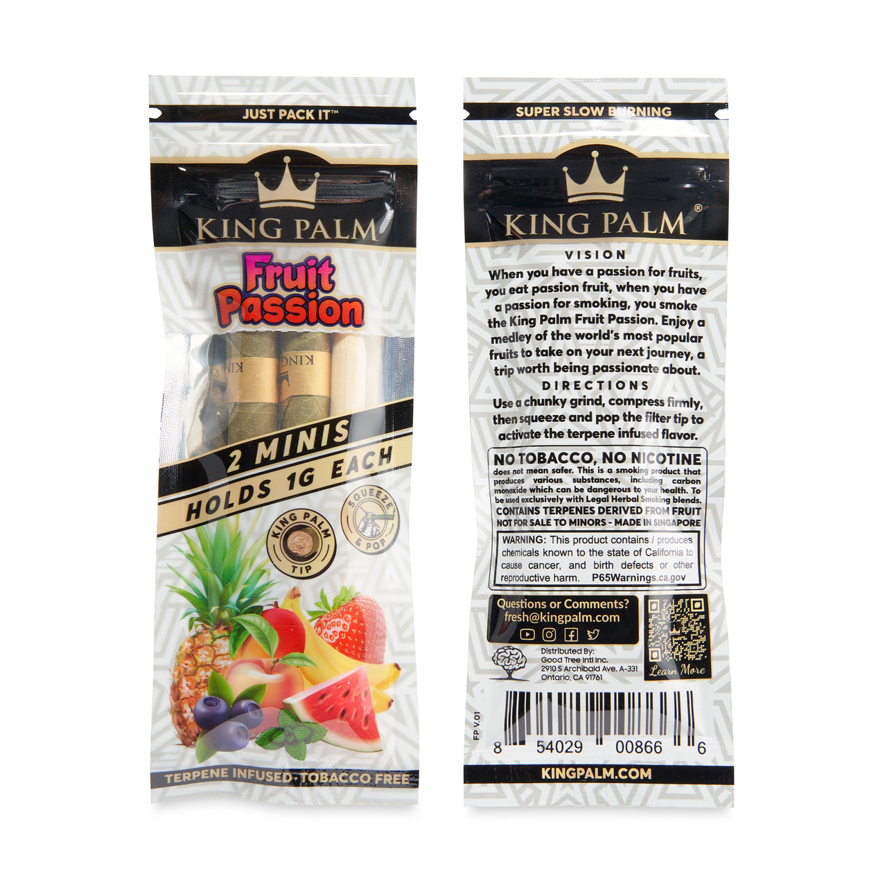 King Palm "MINI" - Fruit Passion | 20ct | 2pk