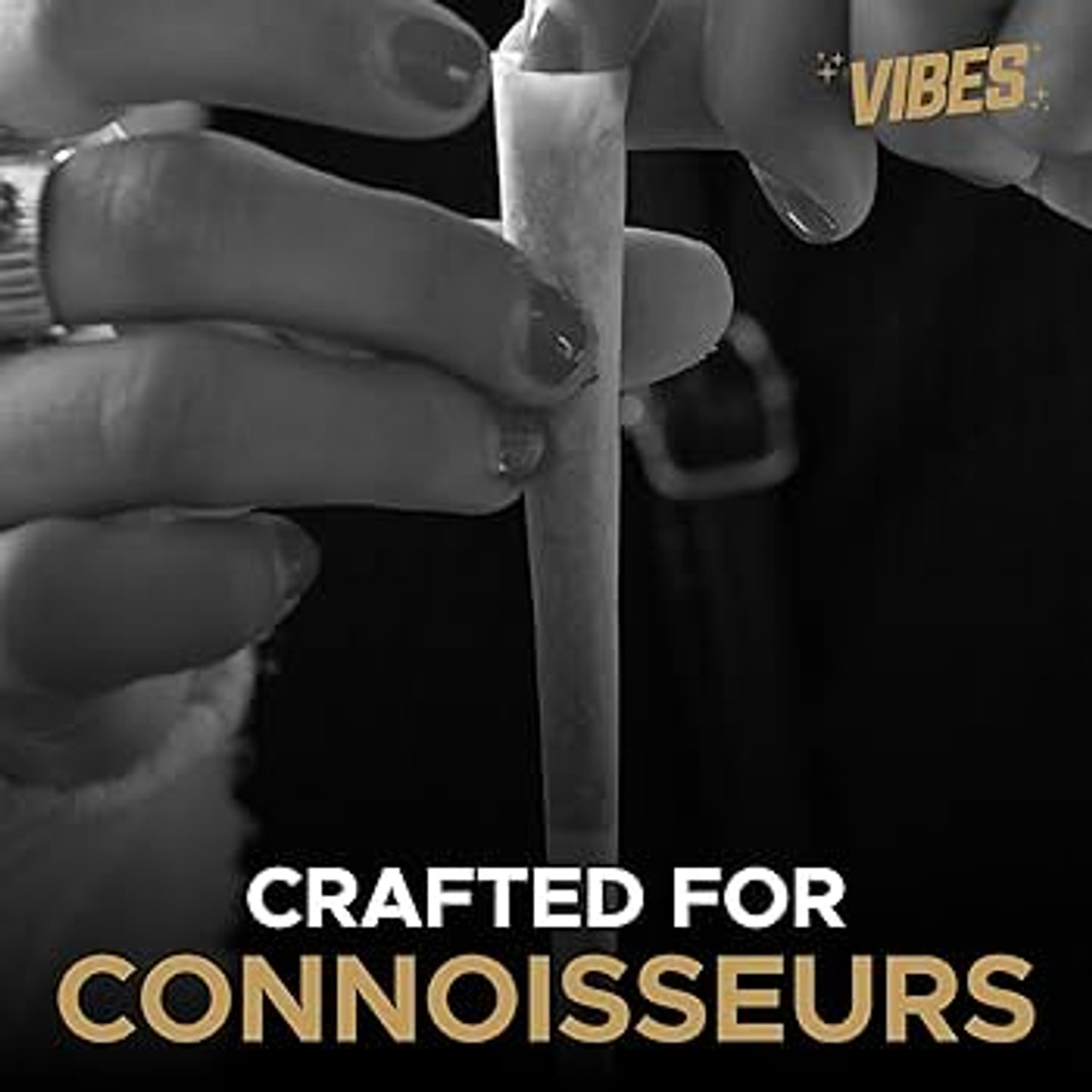 Vibes - Cones - Coffin - 1 1/4 - Hemp (Red) - 30 Boxes Per Display 6 Cones Per Box