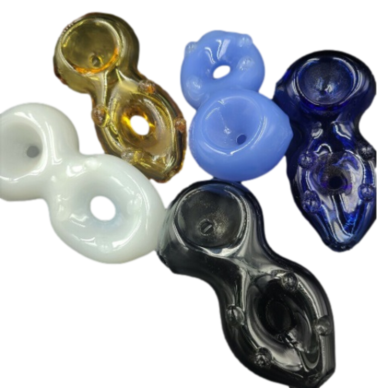 2.5" Donut Mouth Pipes | Assorted Colors