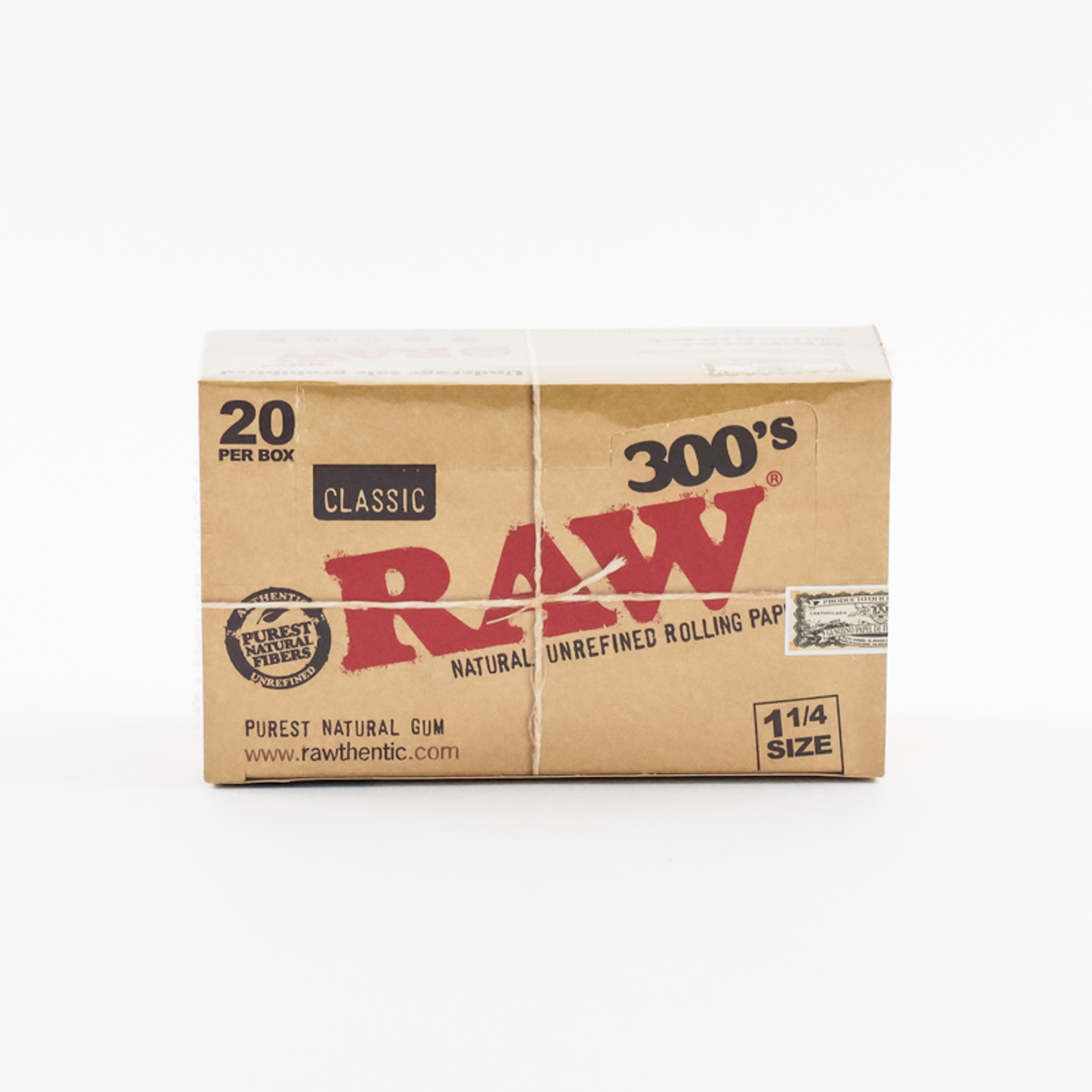 RAW Classic - 300's 1 1/4 inch Size 20 pack Retail Display