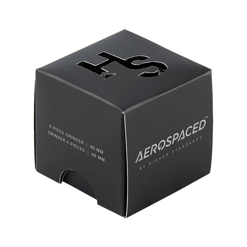 Aerospaced by Higher Standards - 4 Piece Grinder, 1.6" (40 mm), Assorted Black and Gunmetal Only