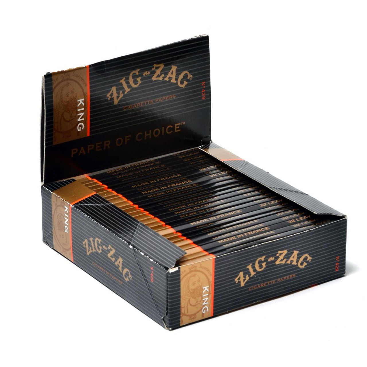 Zig-Zag - 24pk Papers, King Size 32ct, Retail Display