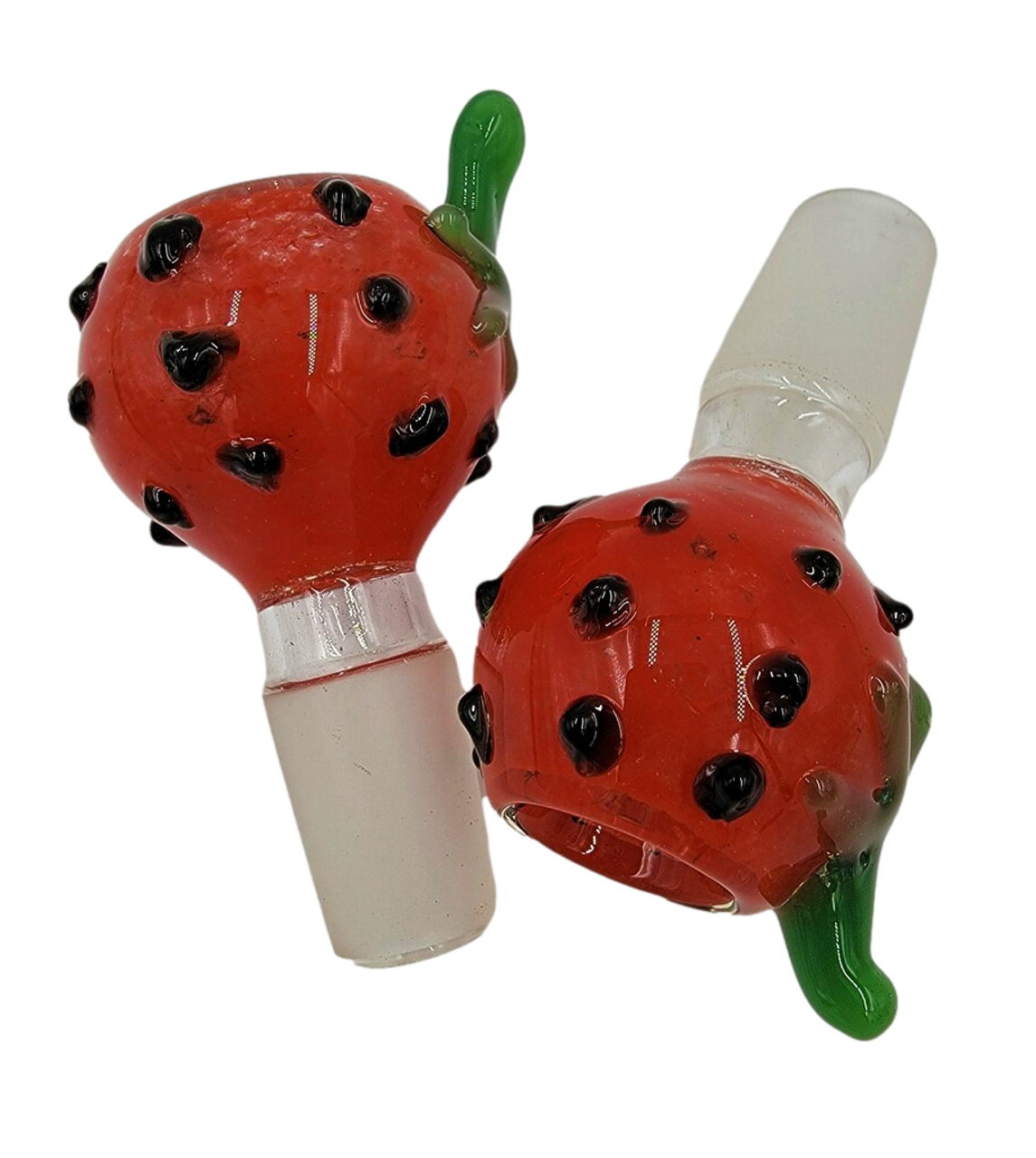 Glass on Glass | Strawberry Flower Bowl | 18mm Male * ELITE SERIES