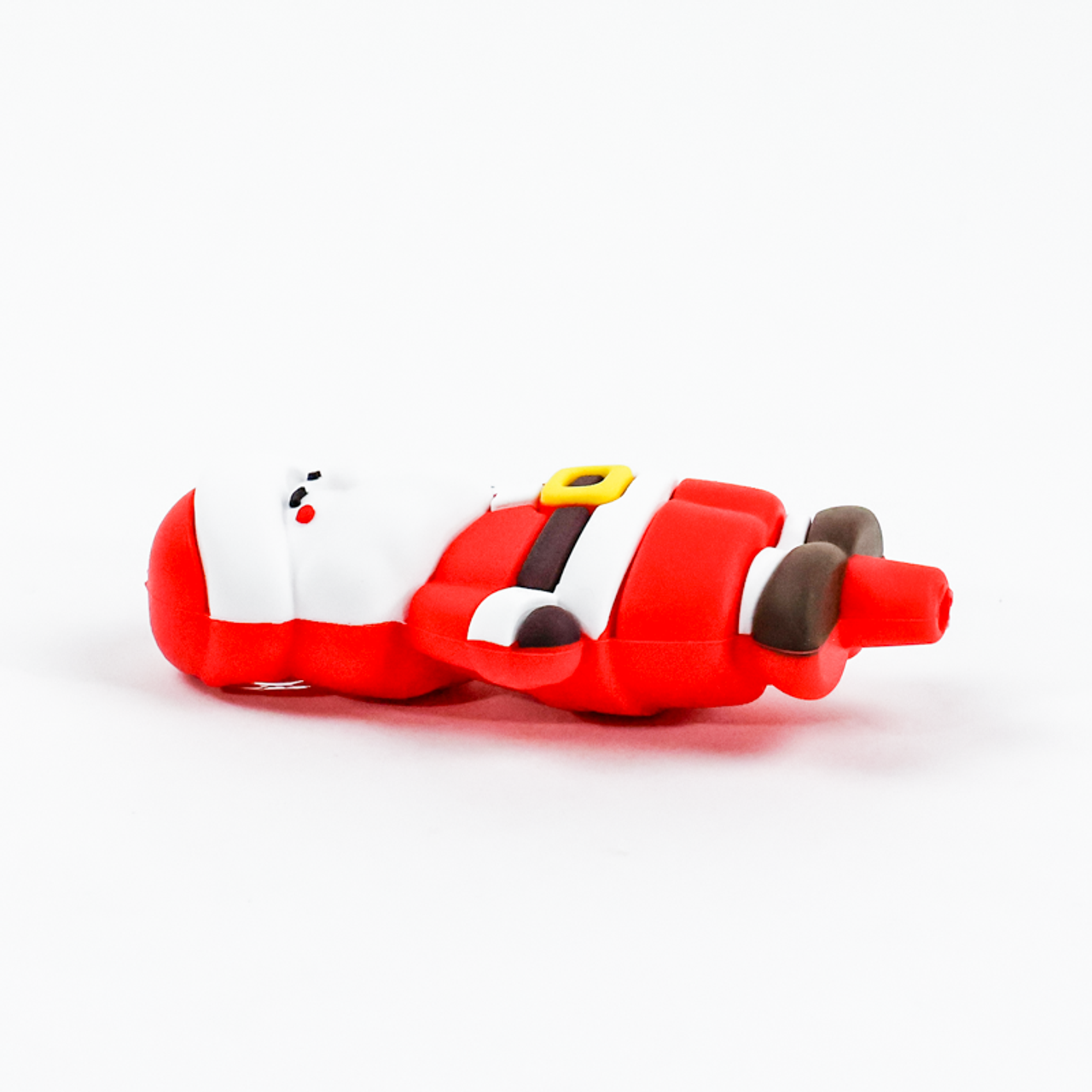 LuvBuds - 4.5" Silicone Santa Pipe, Jolly Red LuvBuds - 4.5" Silicone Santa Pipe, Jolly Red