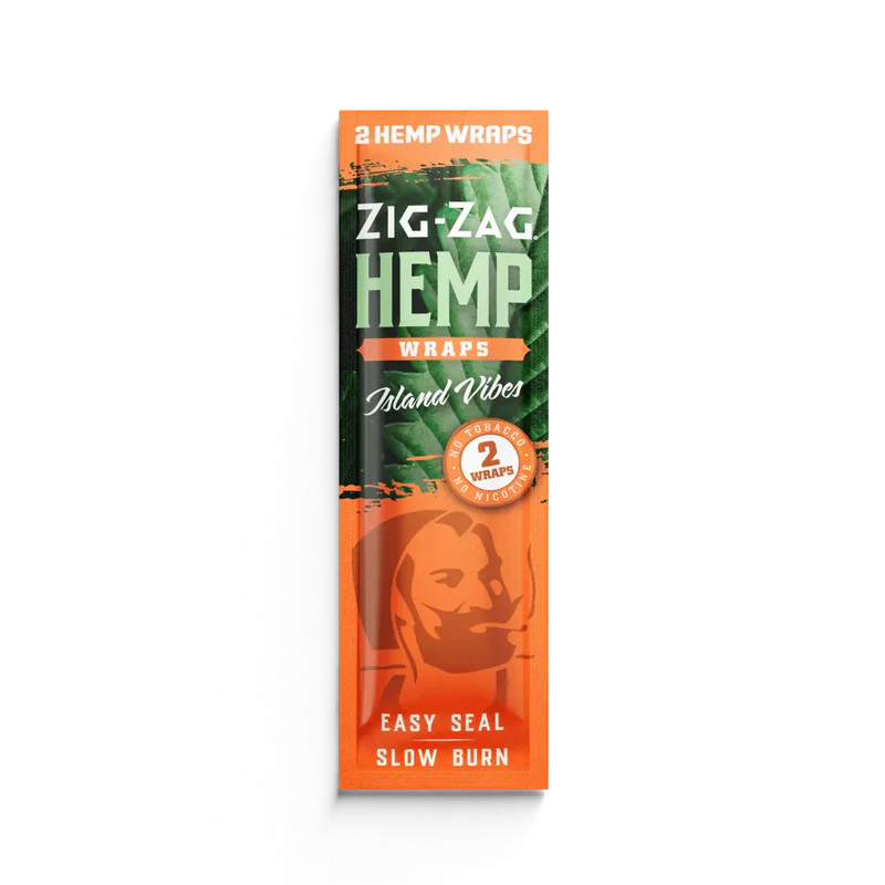 Zig-Zag - 25pk Hemp Wraps, Island Vibes, 2ct