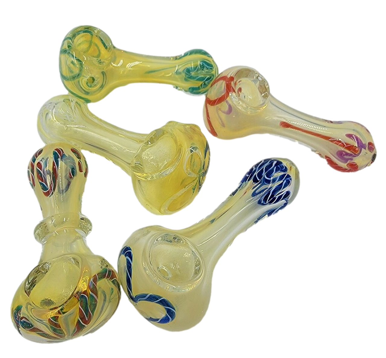 3" Fumed Flower Hand Pipe | Assorted Colors