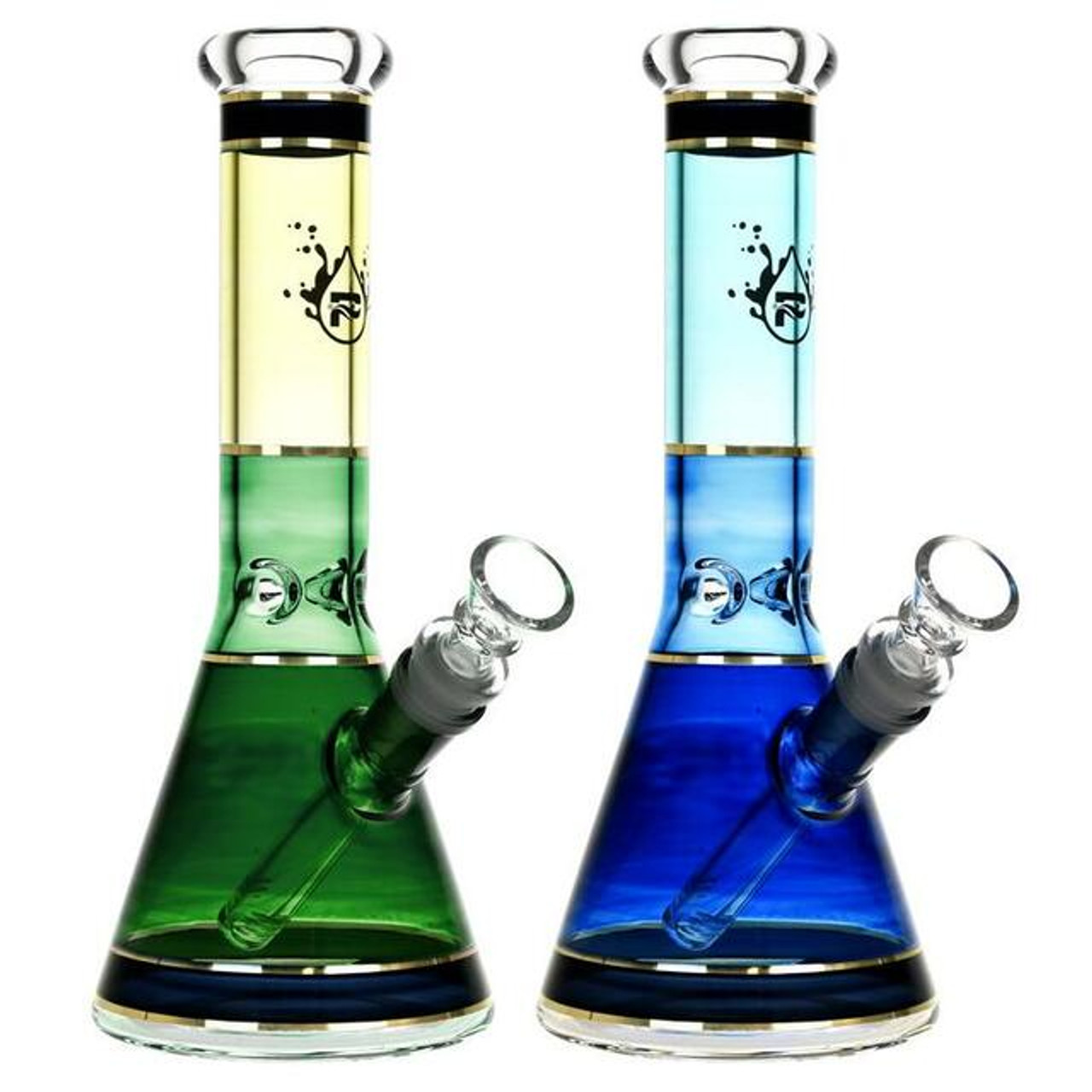 Pulsar 10" Colorful Beaker Water Pipe | Assorted Colors