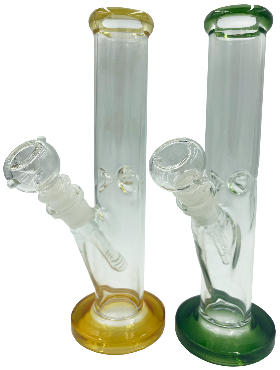 10" Straight Tube with Removable Downstem and Flower Bowl | Assorted Colors