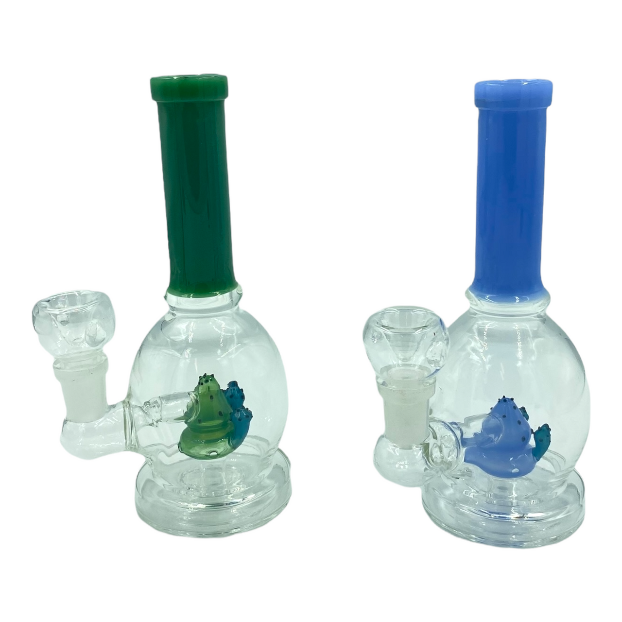 7" Mushroom Perc Bong | Assorted Colors