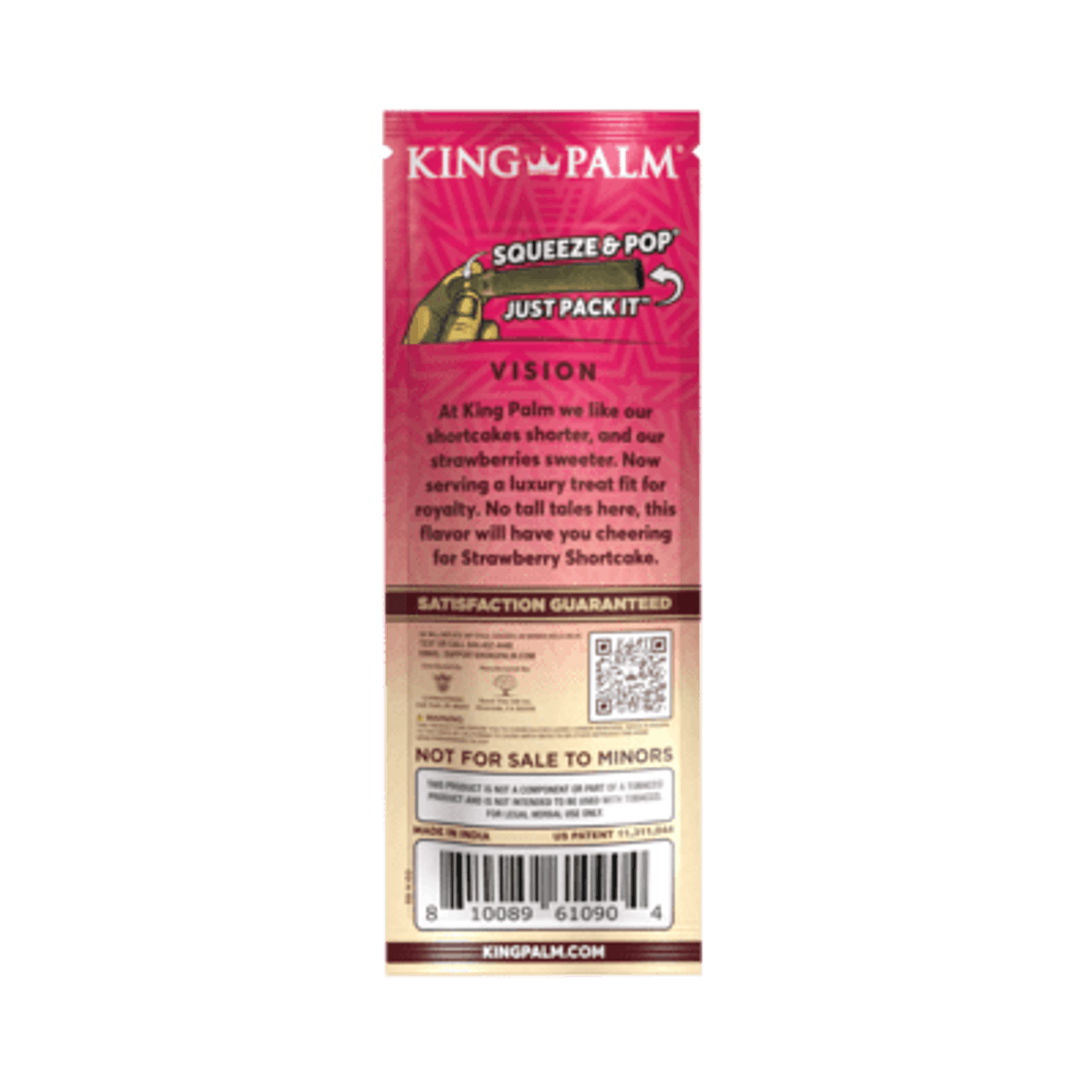 King Palm "MINI" - Strawberry Shortcake, 20ct, 2pk