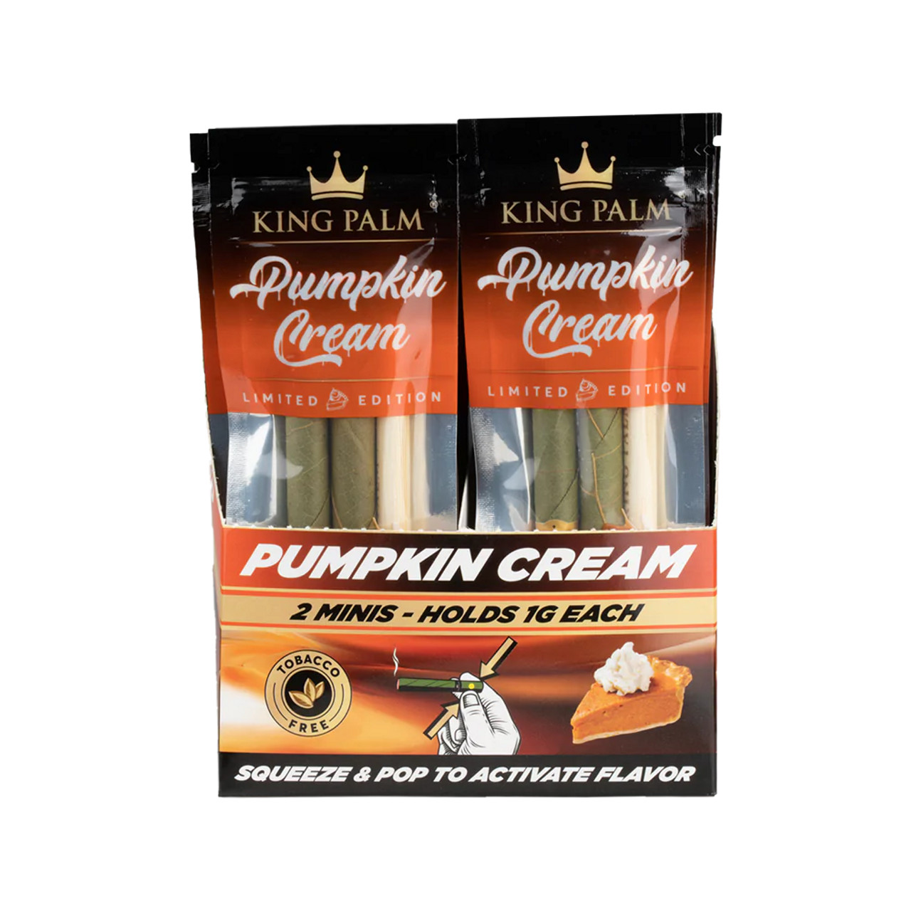 King Palm "MINI" - Pumpkin Cream | 20ct | 2pk