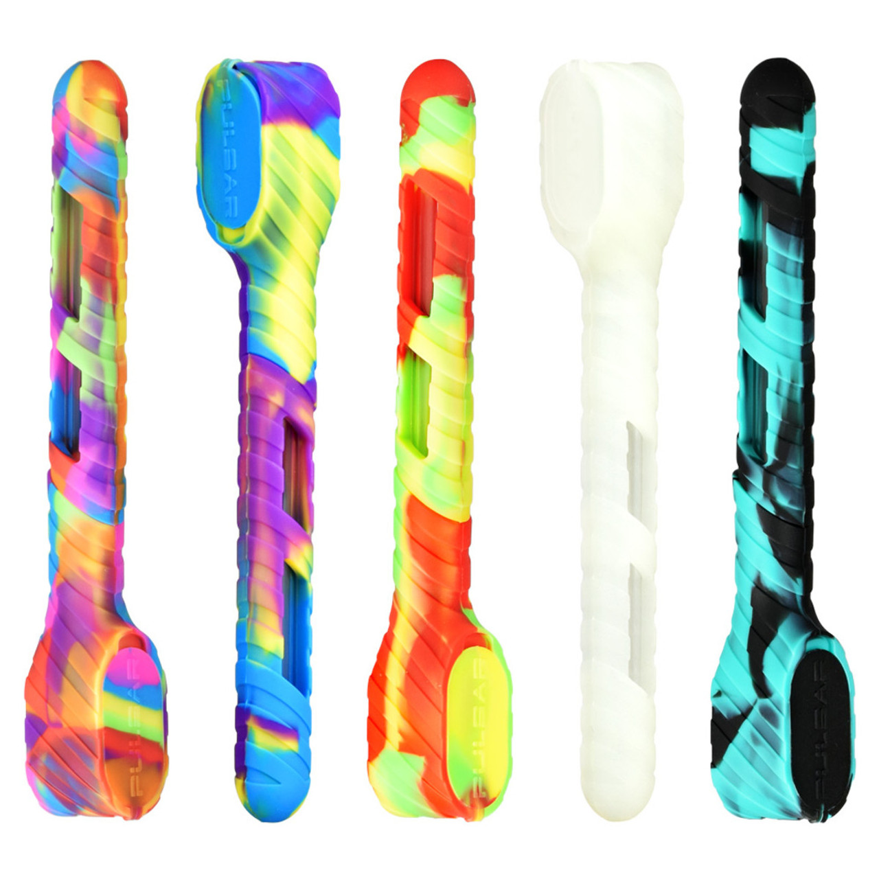 Pulsar -  12pk 5" On The Go Quartz Dab Straw Kit, Assorted Colors May Vary, Retail Display