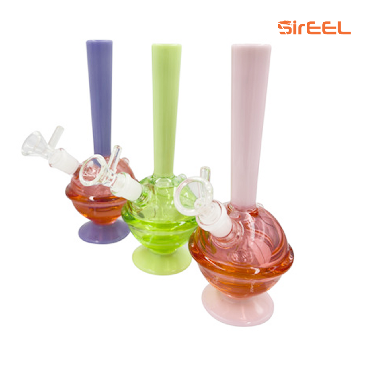 8" SirEEL Freezable Glycerin UFO Shower Bong | Assorted Colors