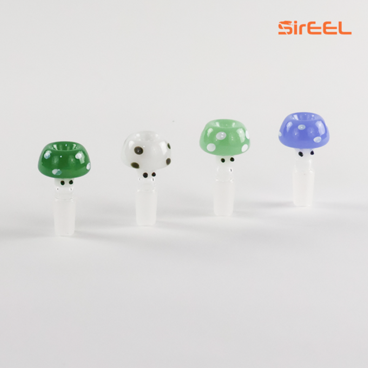 SirEEL 1up Mushroom Push Bowl | 14MM | Assorted Colors