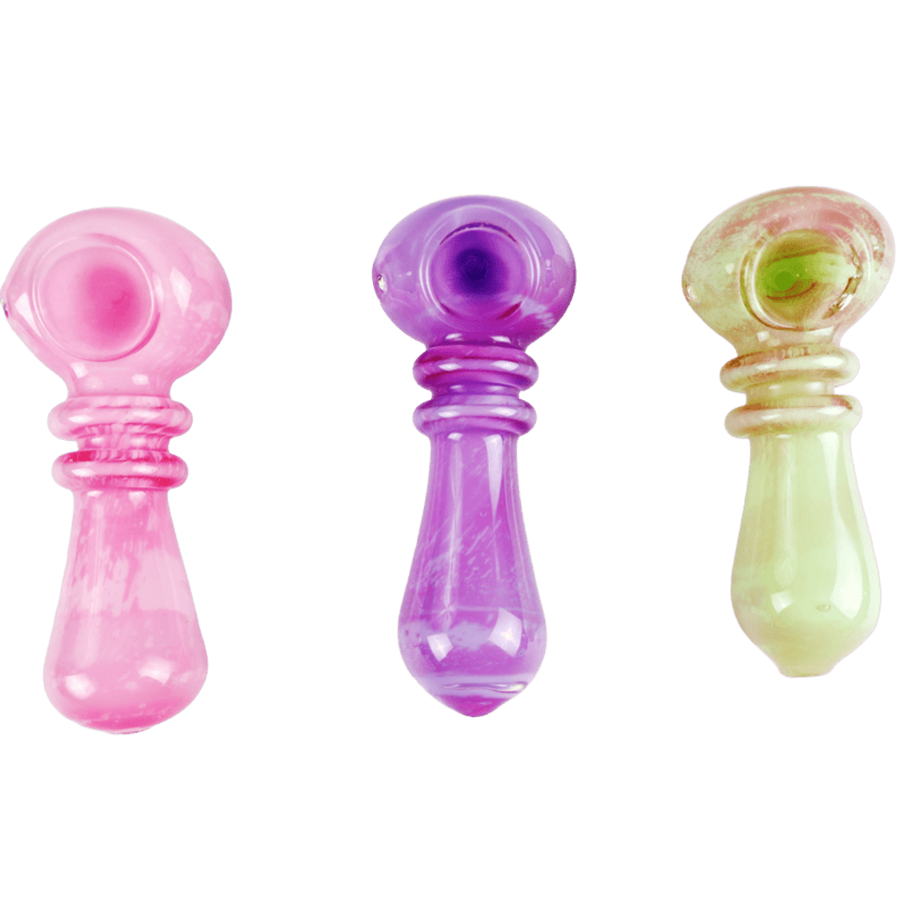 LuvBuds - 4" Fumed Slime Maria Bubble Trap Spoon, Assorted Colors May Vary LuvBuds - 4" Fumed Slime Maria Bubble Trap Spoon, Assorted Colors May Vary