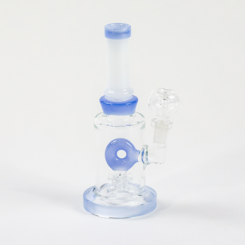 LuvBuds - 7" Slime Donut Macaroni-Star Hanger Bong/Rig, Assorted Colors May Vary